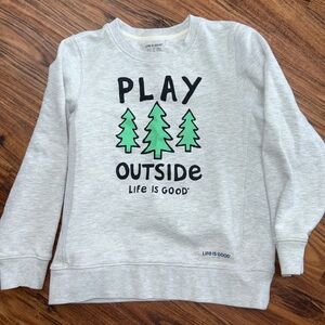 LIFE IS GOOD sweatshirt